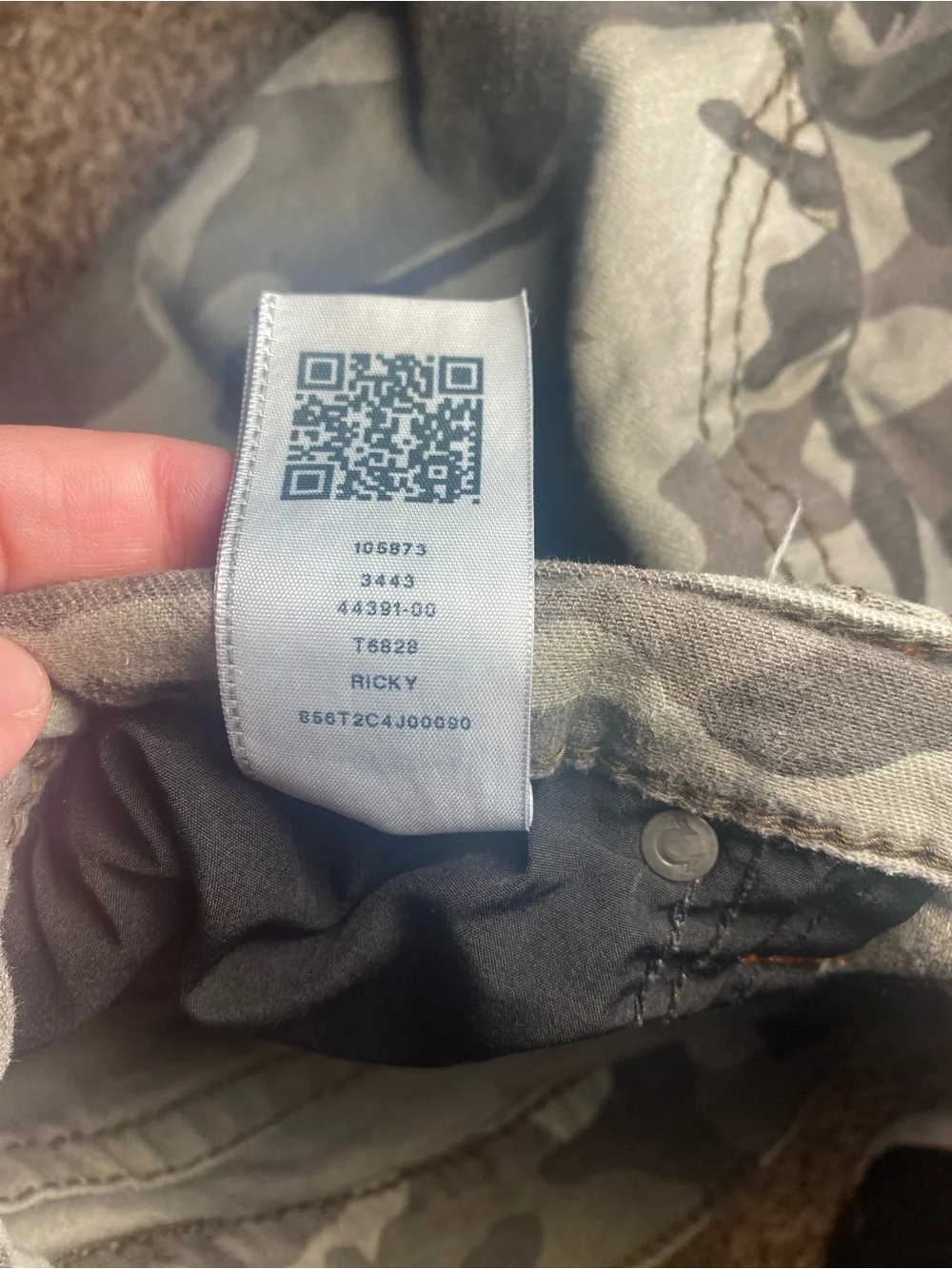 True Religion Ricky Shorts Mens 42 Olive Green Camo Relaxed Straight 5 Pocket